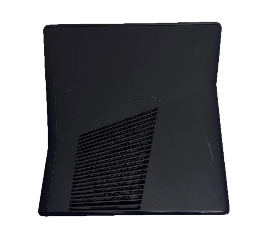 Microsoft Xbox 360 S Black Console Slim Model 1439 With Power Cord TESTED