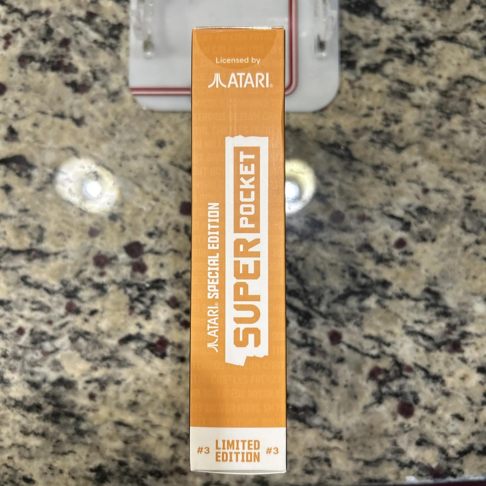 Hyper Mega Tech Limited Edition Atari Super Pocket (Evercade) New Sealed!