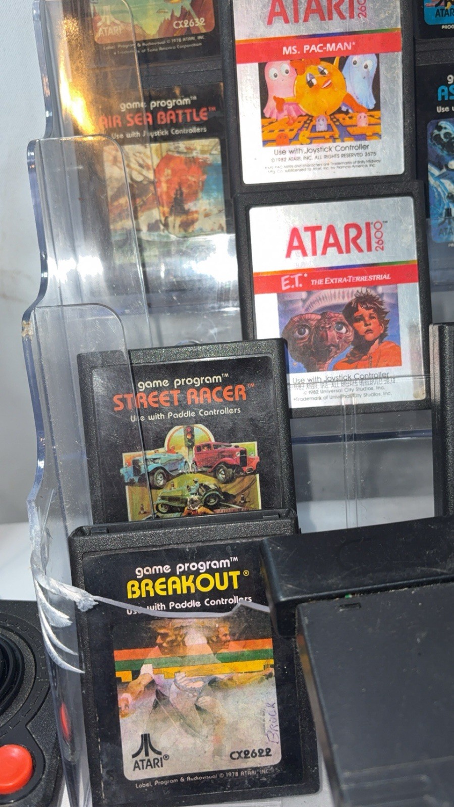 Atari 2600 Darth Vader Console Bundle 25+ Games Pac-Man Donkey Kong Joysticks
