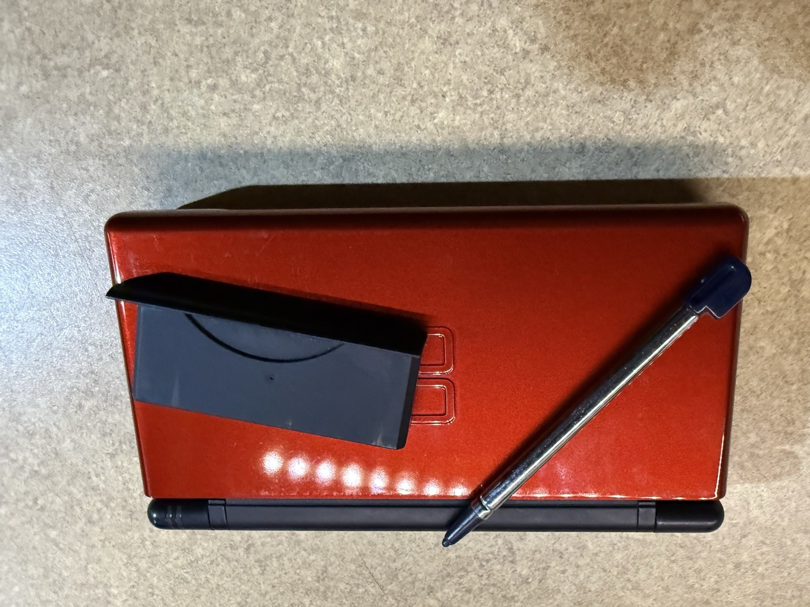 Nintendo DS Lite Handheld Console – Crimson Red/Black (Japan) Region Free