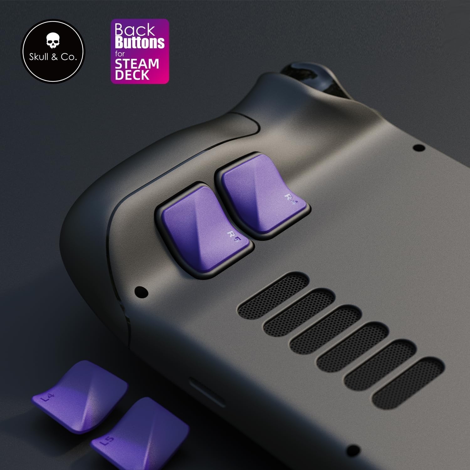 Upgrade Your Steam Deck with 4pcs Back Button Enhancement Set – Ergonomic