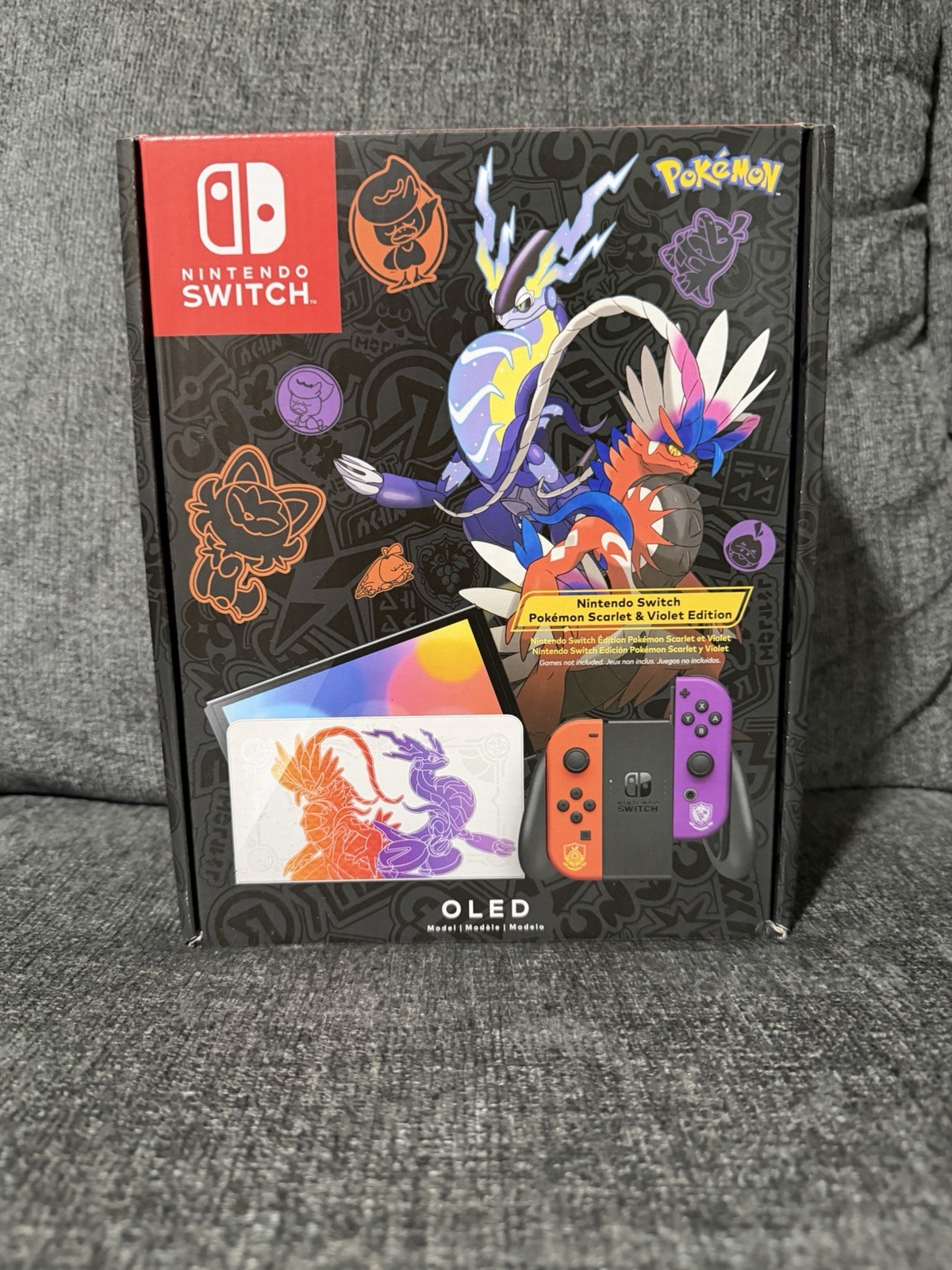 Nintendo Switch (OLED Model) HEG-001 Pokémon Scarlet & Violet Edition