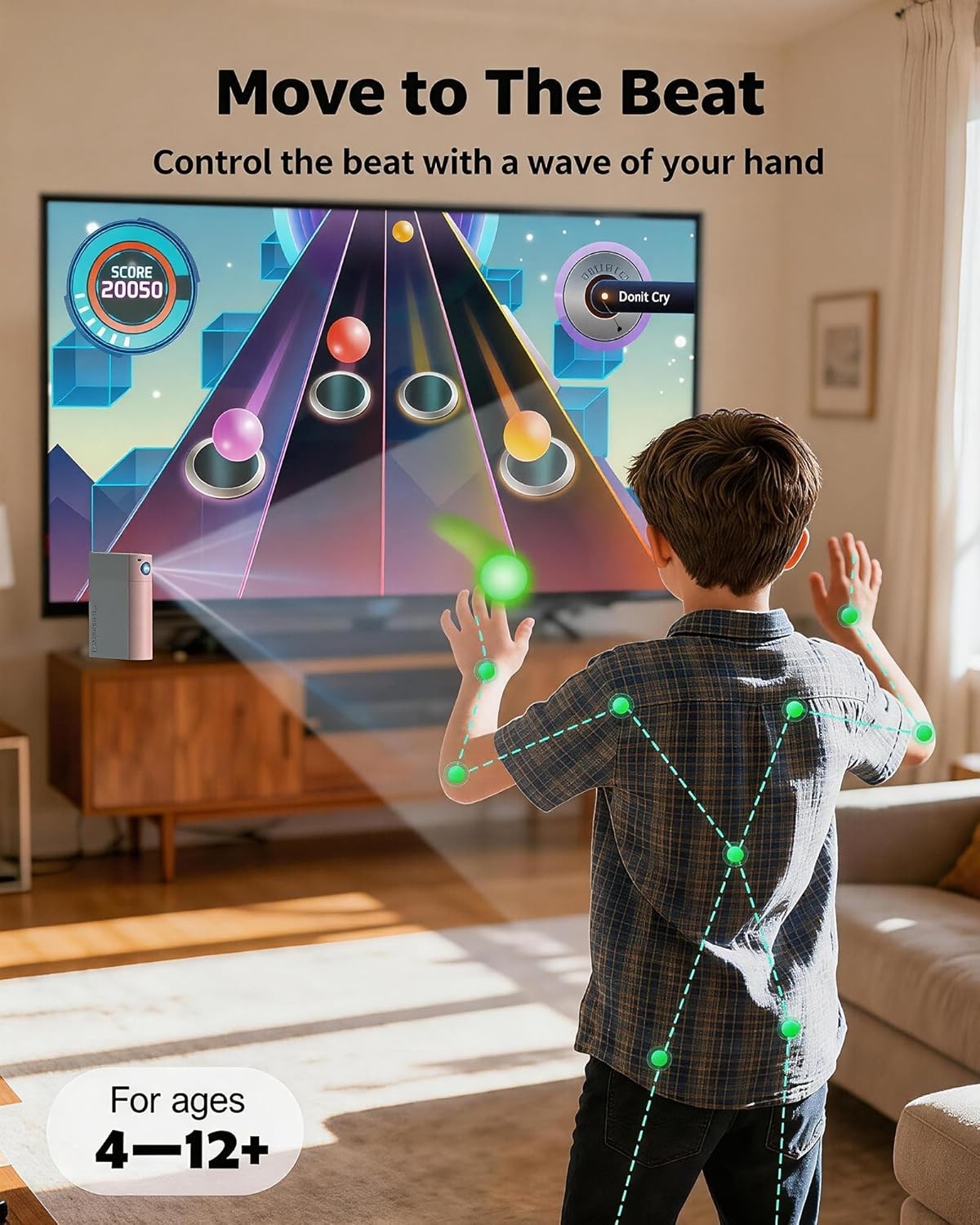 Compact Kids AR Motion Console – Lightweight & Educational Fun for Indoor Play