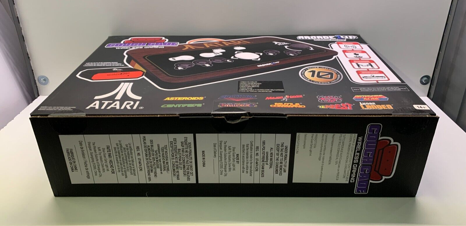 1UP ATARI COUCHCADE WIRELESS GAMING ARCADE CONSOLE – NEW SEALED NEW SEALED