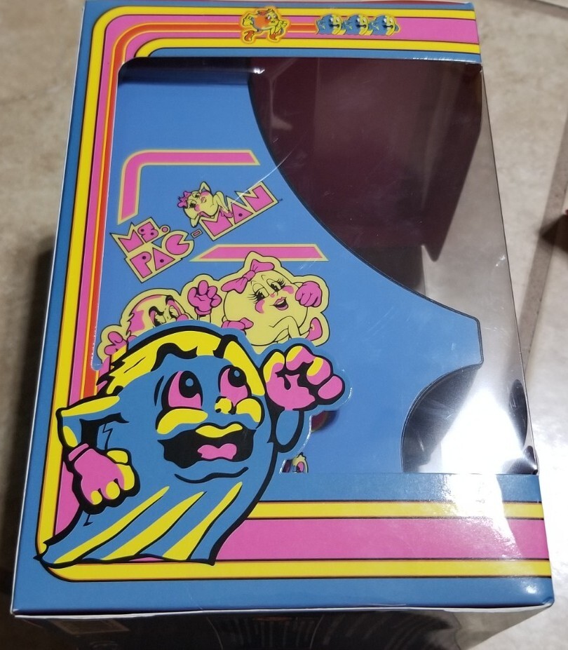 My Arcade Ms. Pac-Man Micro Player – Blue/Pink Retro Arcade