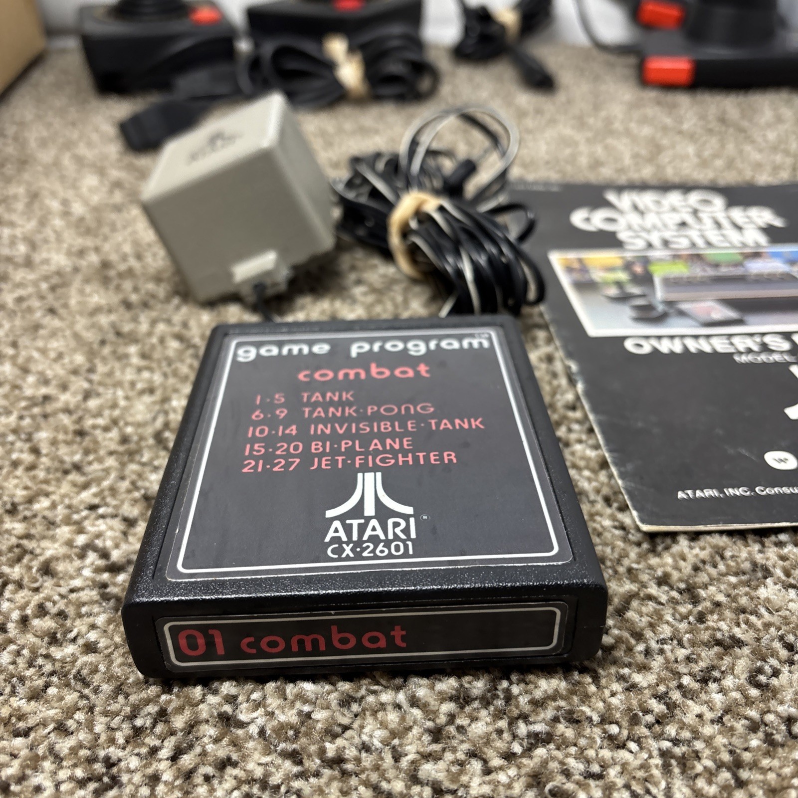 Atari 2600 Heavy Sixer Console In Box Chess Piece Box Tested Works