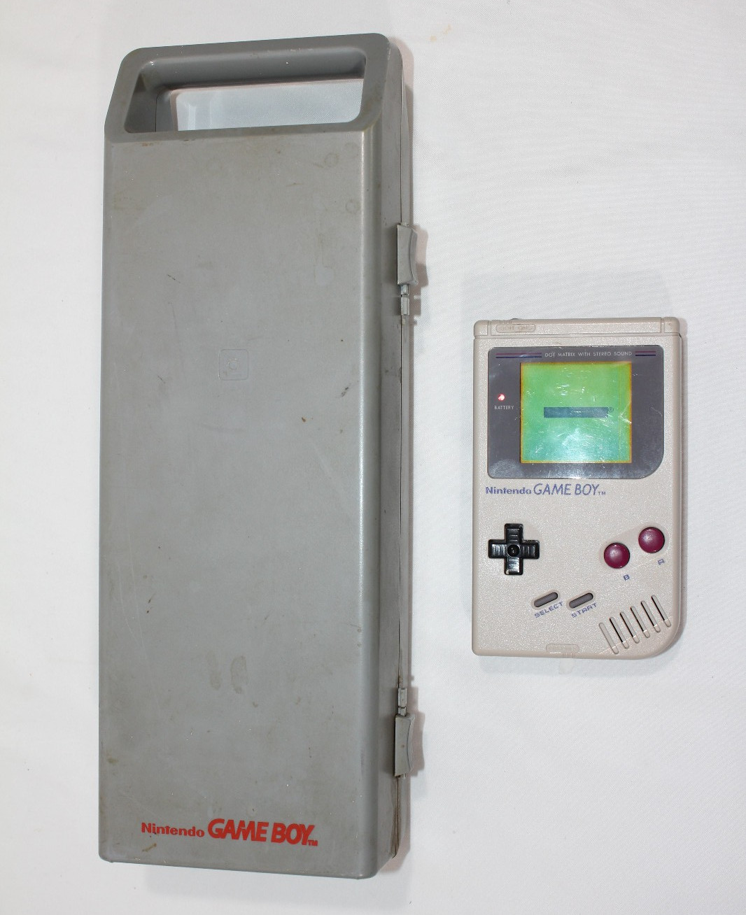 Original Nintendo Game Boy DMG-01 w/ Hard Shell Case Tested & Working