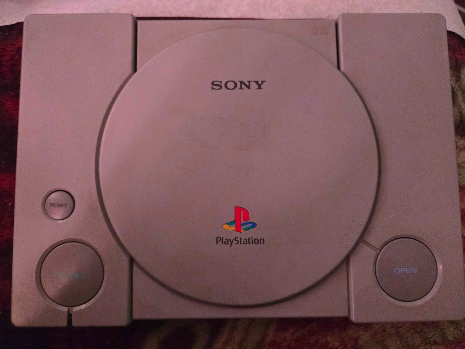 Sony PlayStation 1 Video Game Console – Gray w/Gameshark (SCPH – 7501)