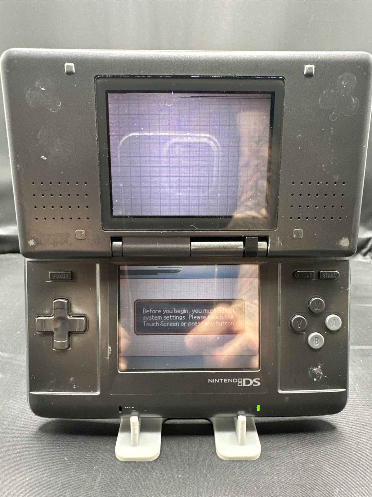 Black Nintendo DS Original NTR-001 Console Rough Tested and working