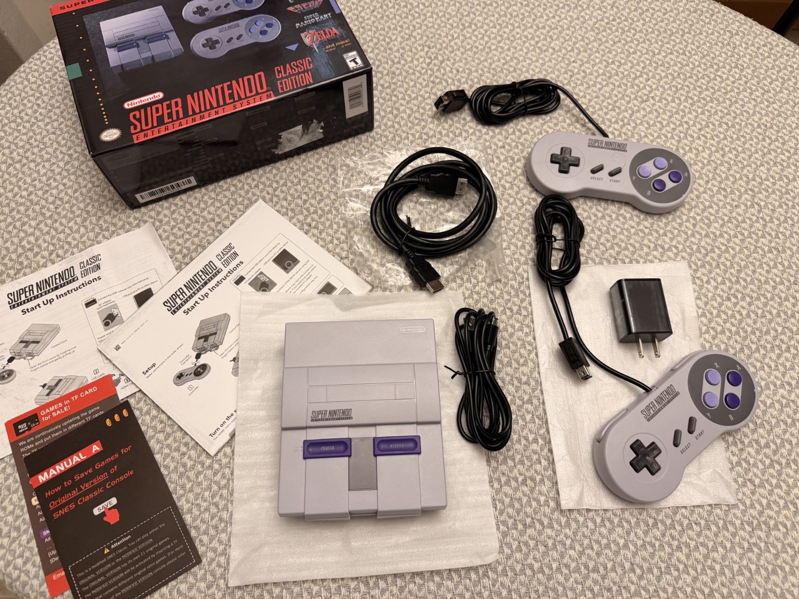 Super Nintendo Entertainment System SNES Classic Mini Edition OpenBox-Never Used
