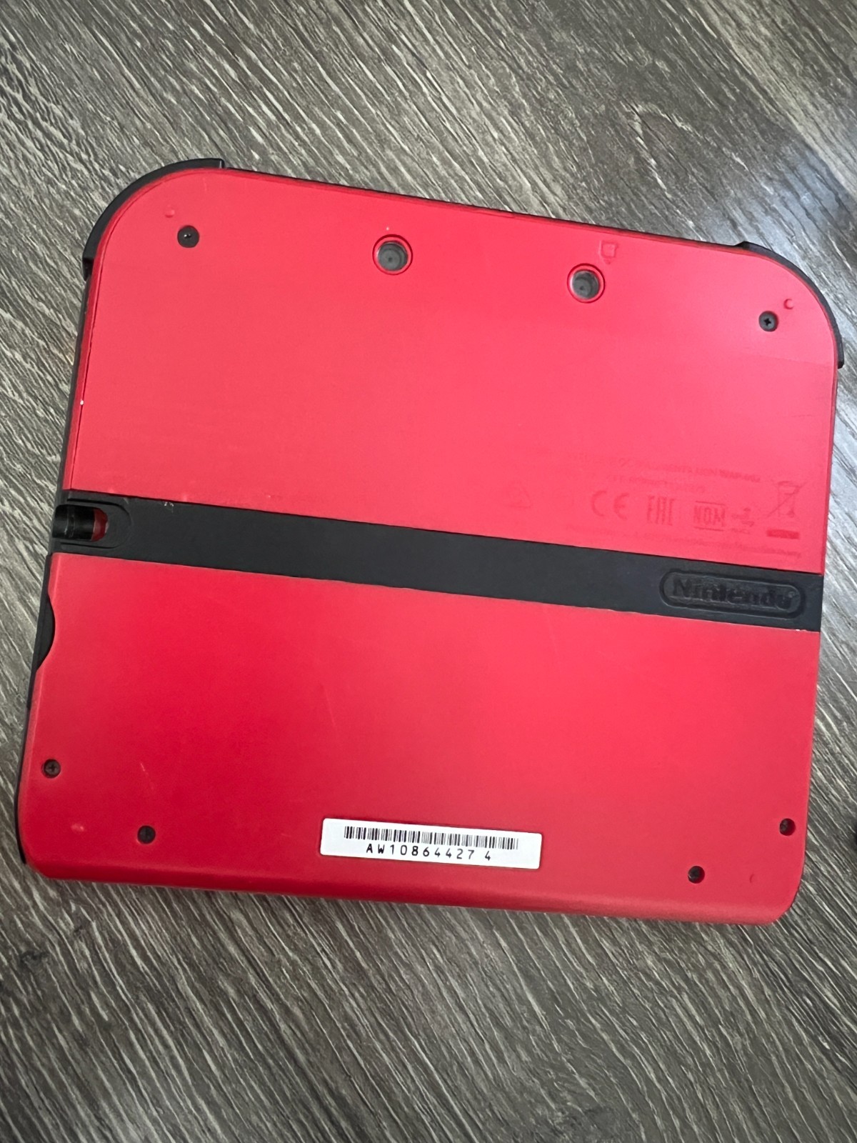 Nintendo 2DS Console Red & Black Bundle w/ Charger + 4GB SD Card Tested & Works