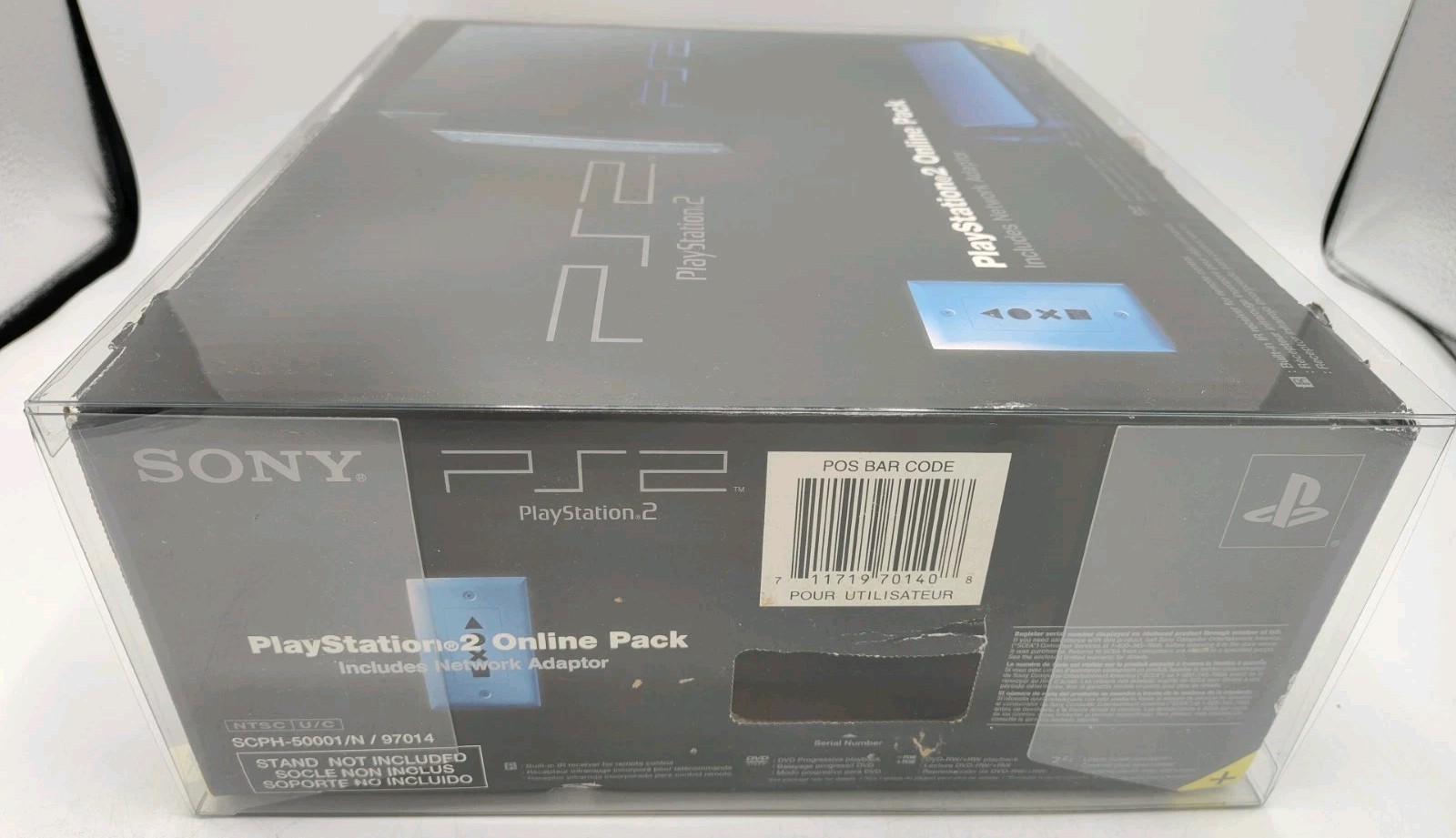 Sony PlayStation 2 SCPH-50001/N Online Pack Console Box ONLY + Case Protector!