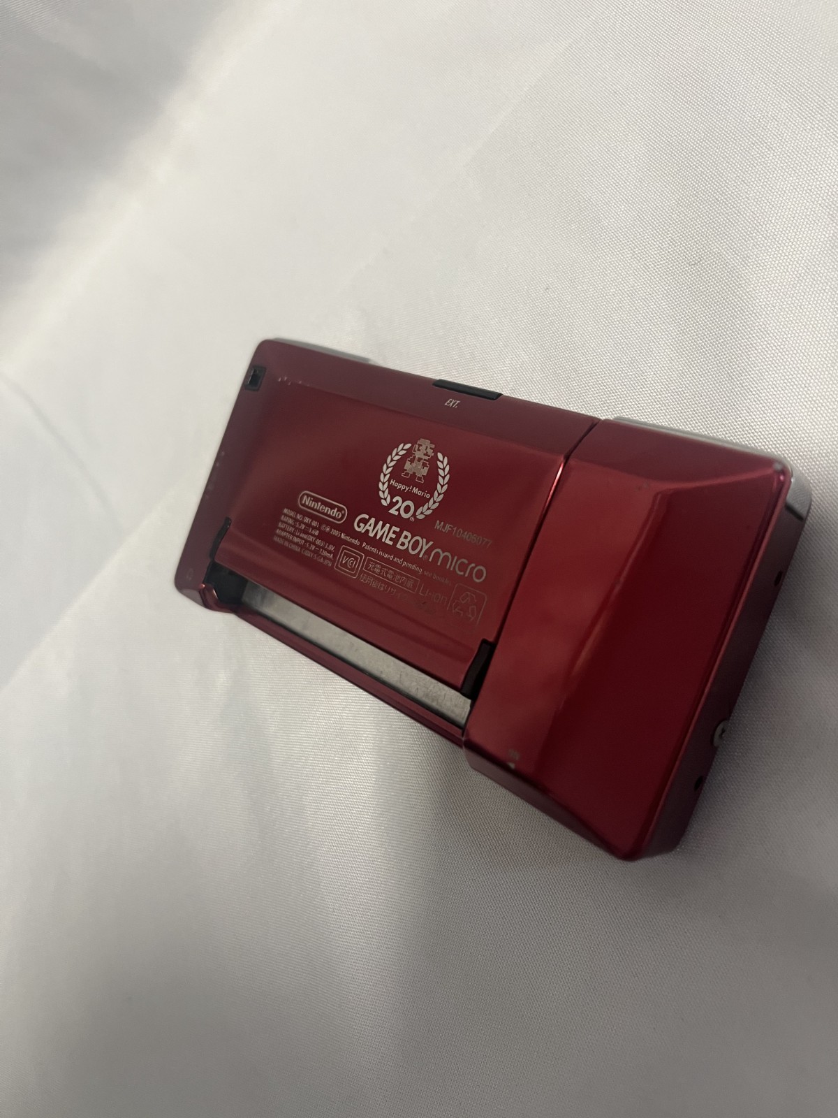 Nintendo Game Boy Micro Famicom Console Red Limited color from Japan rare