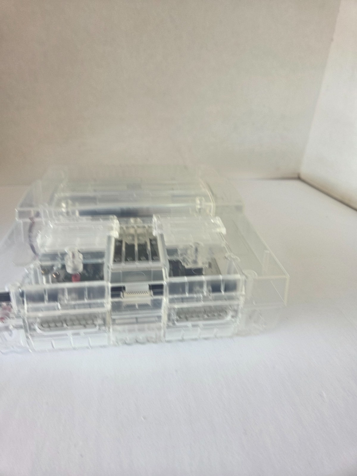 Custom Super Nintendo Console Transparent/Clear