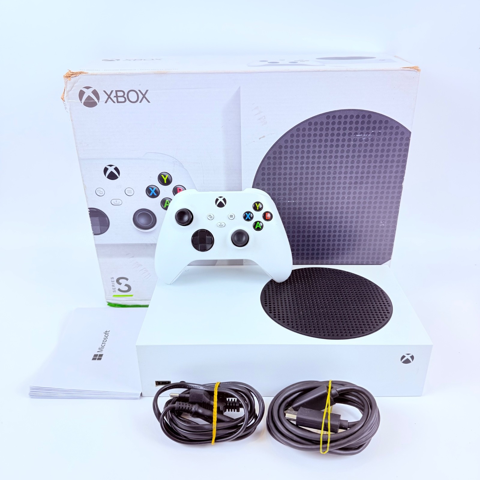 MICROSOFT XBOX SERIES S CONSOLE WHITE 💎+ COMPLETE BOX GREAT – TESTED 🎁