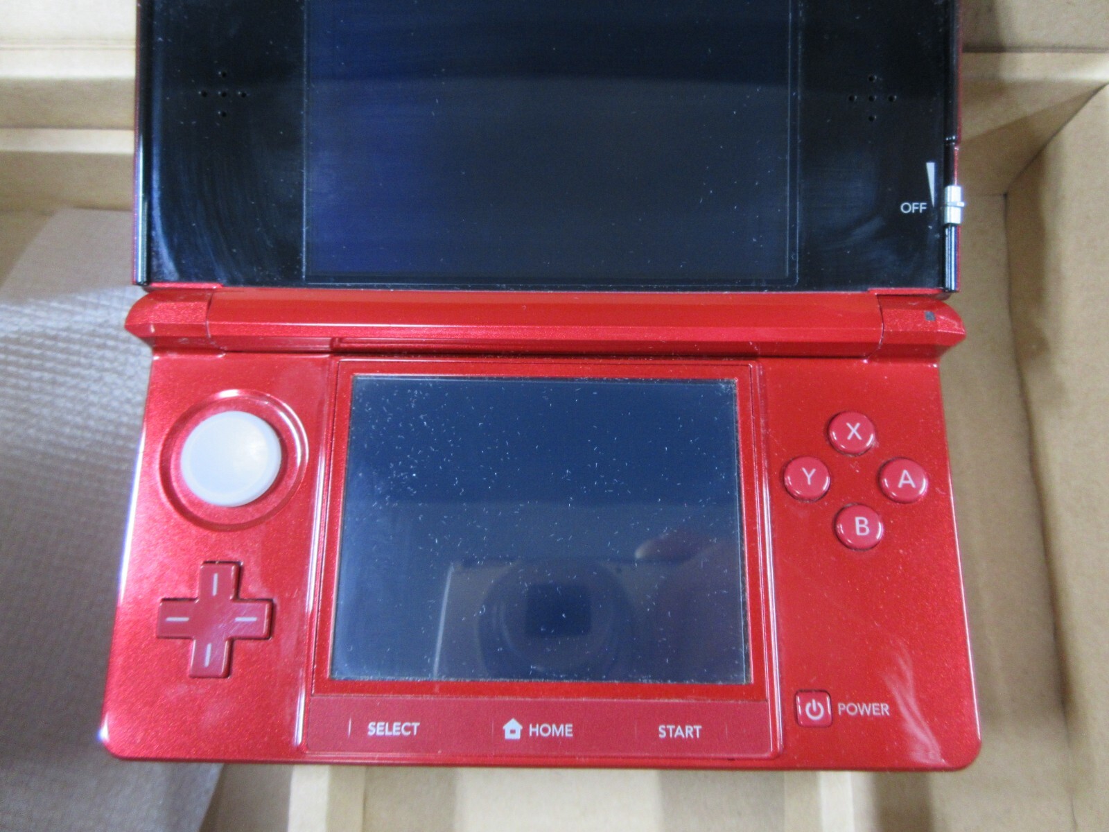 【Nintendo 3DS】flare red【Operation has been confirmed】【Comes with manual】