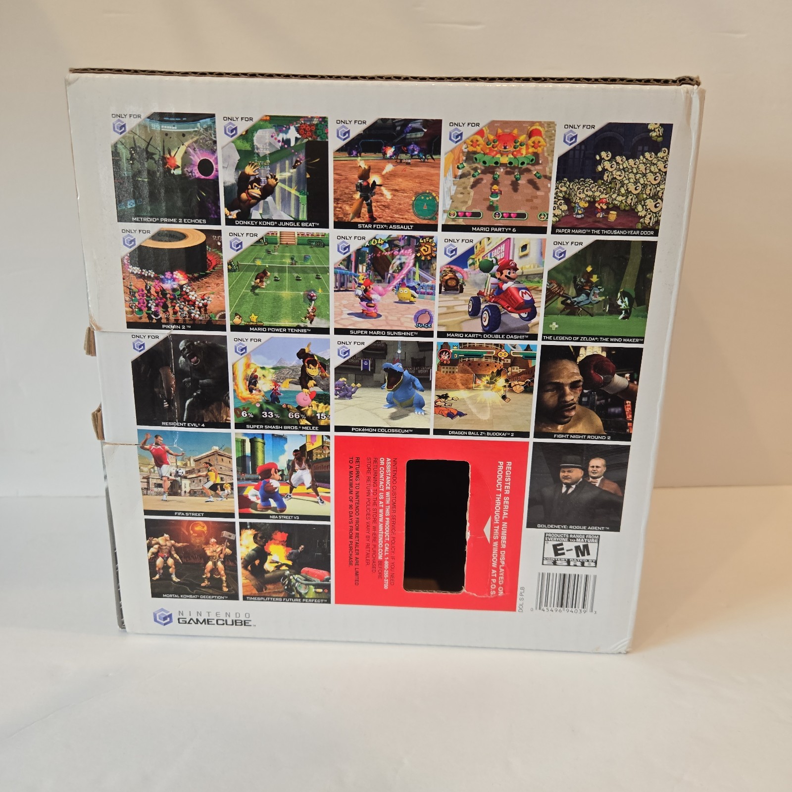 Gamecube System Platinum Edition Silver Box Only No Manuals No Console