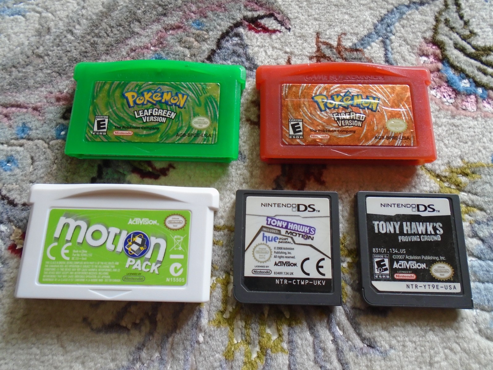 Nintendo DS Lite Blue/Black Console USG-001 w/ Pokémon games GBA USA SEE VIDEO!