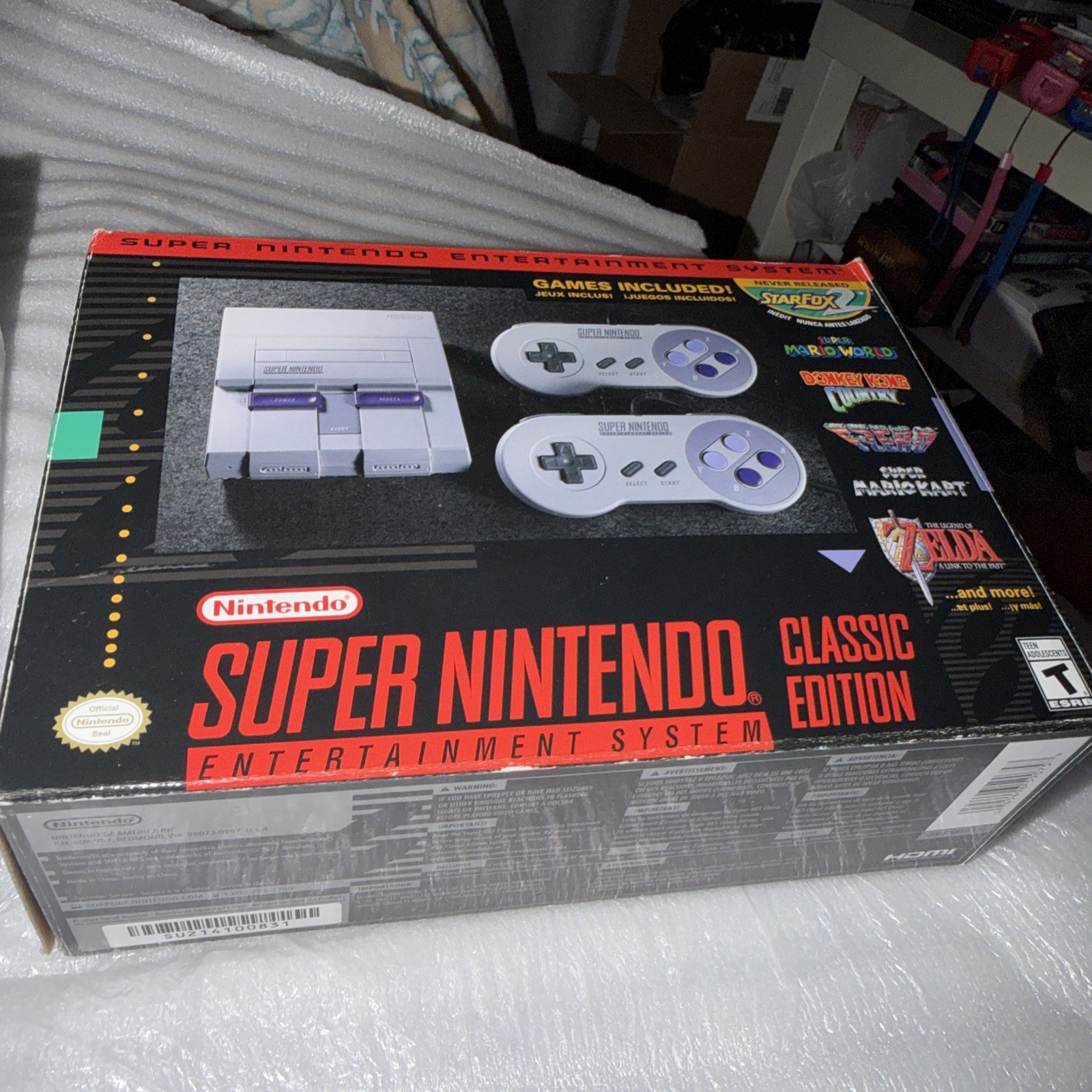 Nintendo NES + SNES Authentic OEM Classic Edition Mini Console Lot New wBaggies