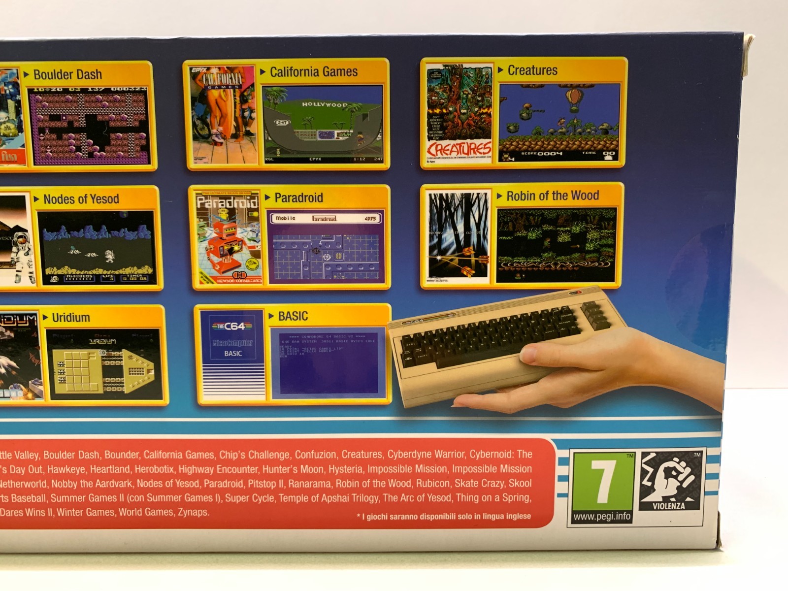 MINI COMMODORE 64 CONSOLE – C 64 – PAL REGION FREE NEW AVAILABLE NEW