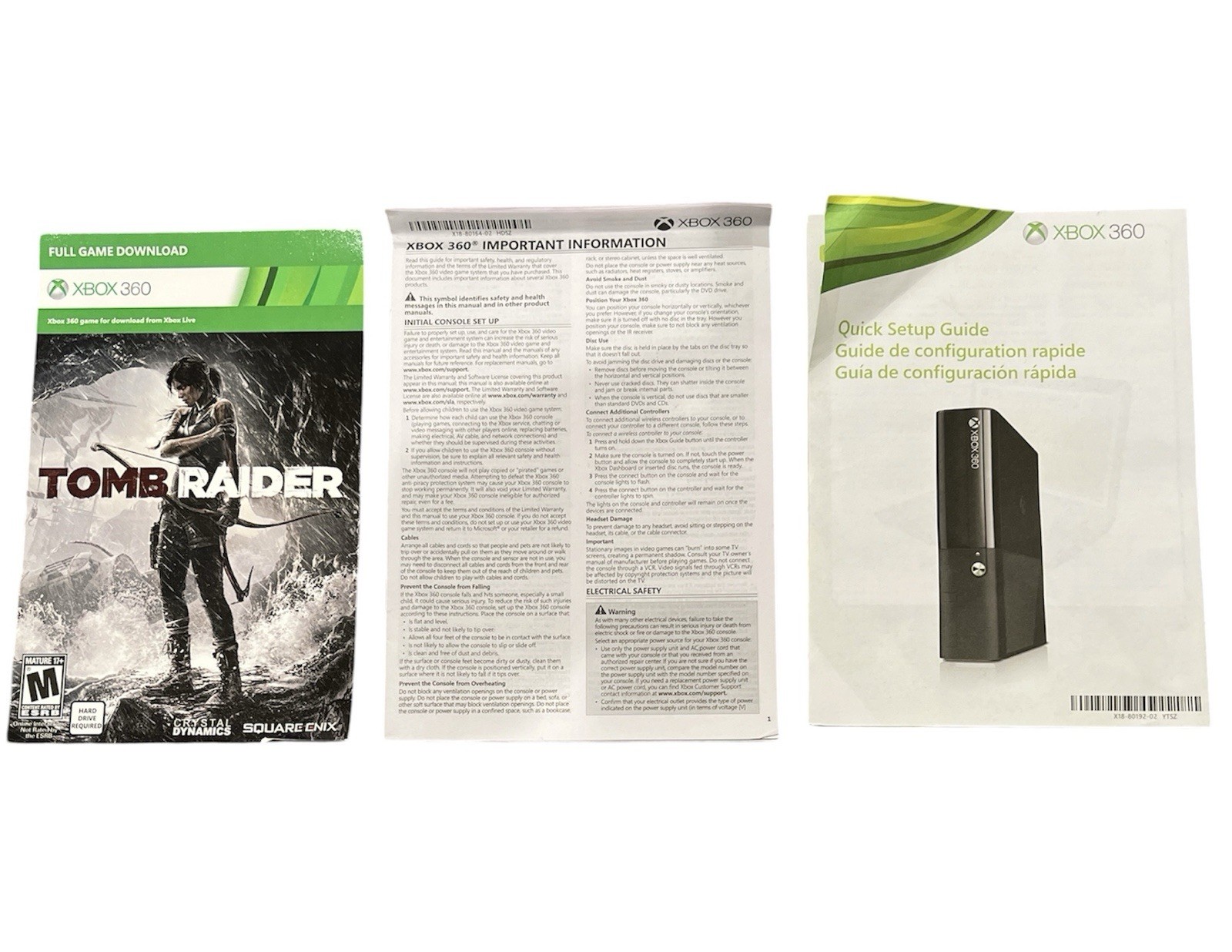 Microsoft Xbox 360 E 250GB Console W/ Original Box, Games, OEM Controller Tested