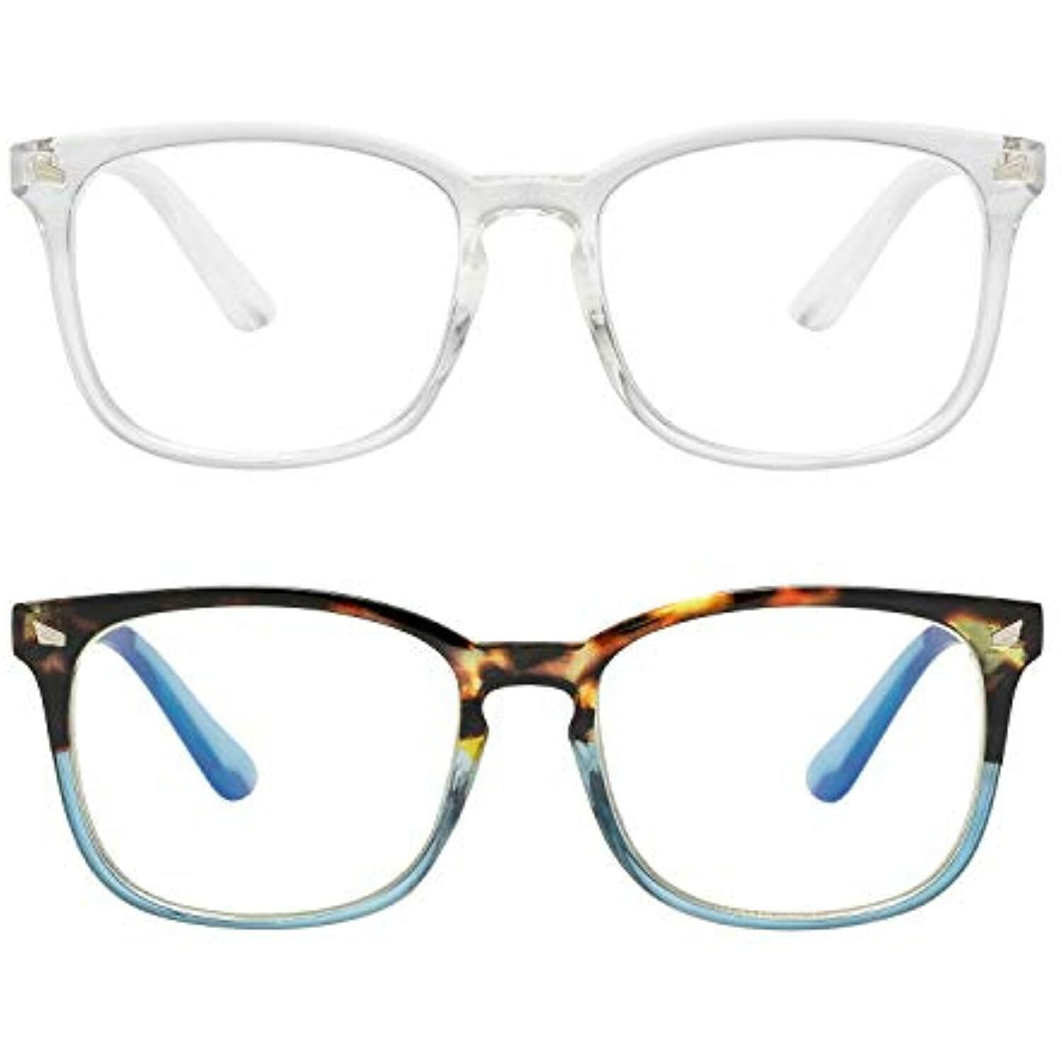 Blue Light Blocking Computer Glasses Anti Glare Reduce Eyestrain Eyeglasses for