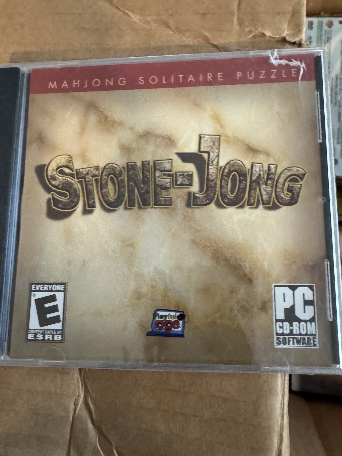 Stone-Jong Mahjong Solitaire Puzzle PC CD-ROM Game – Playful Age