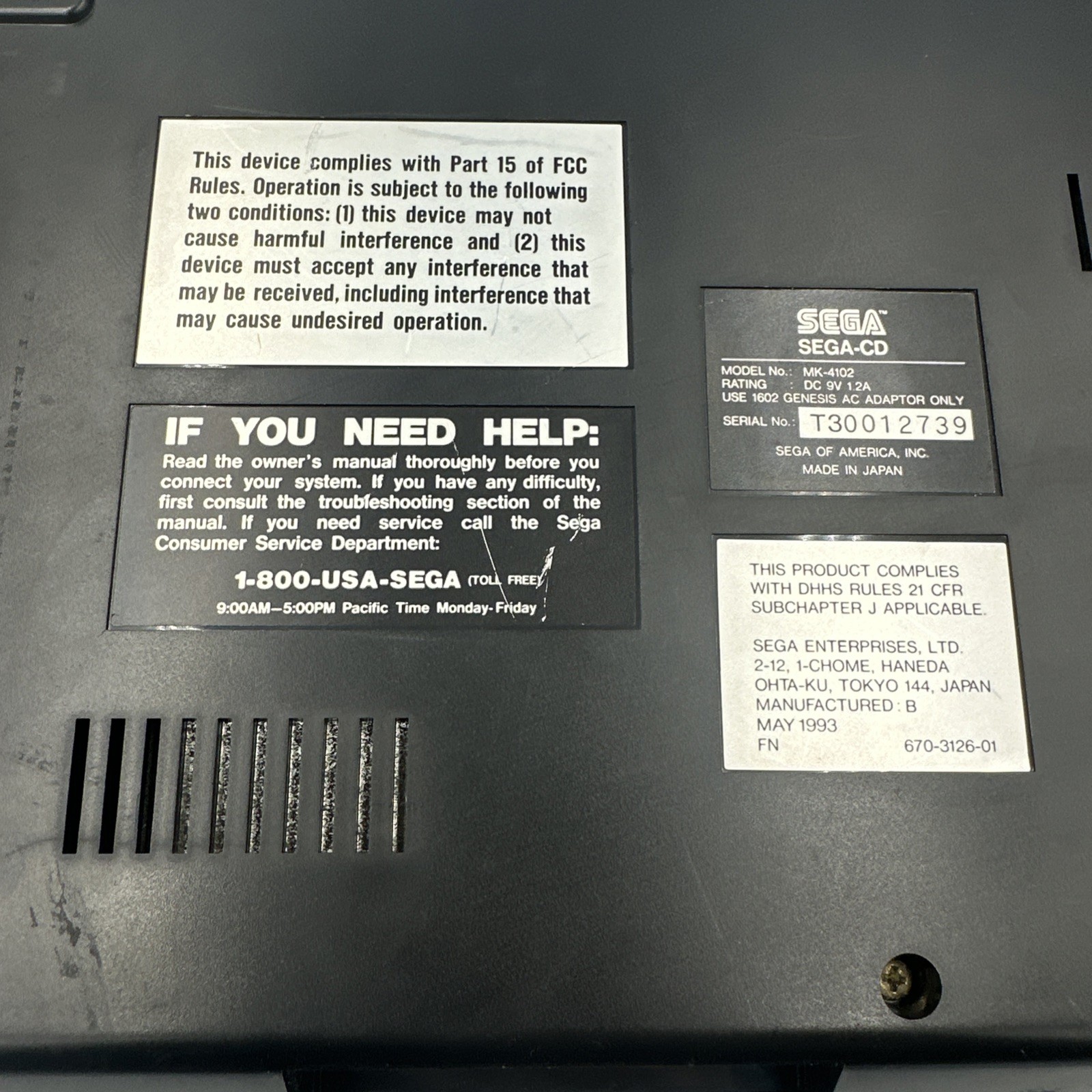 Sega CD Model 2 + Genesis Model 2 console (Please read description)