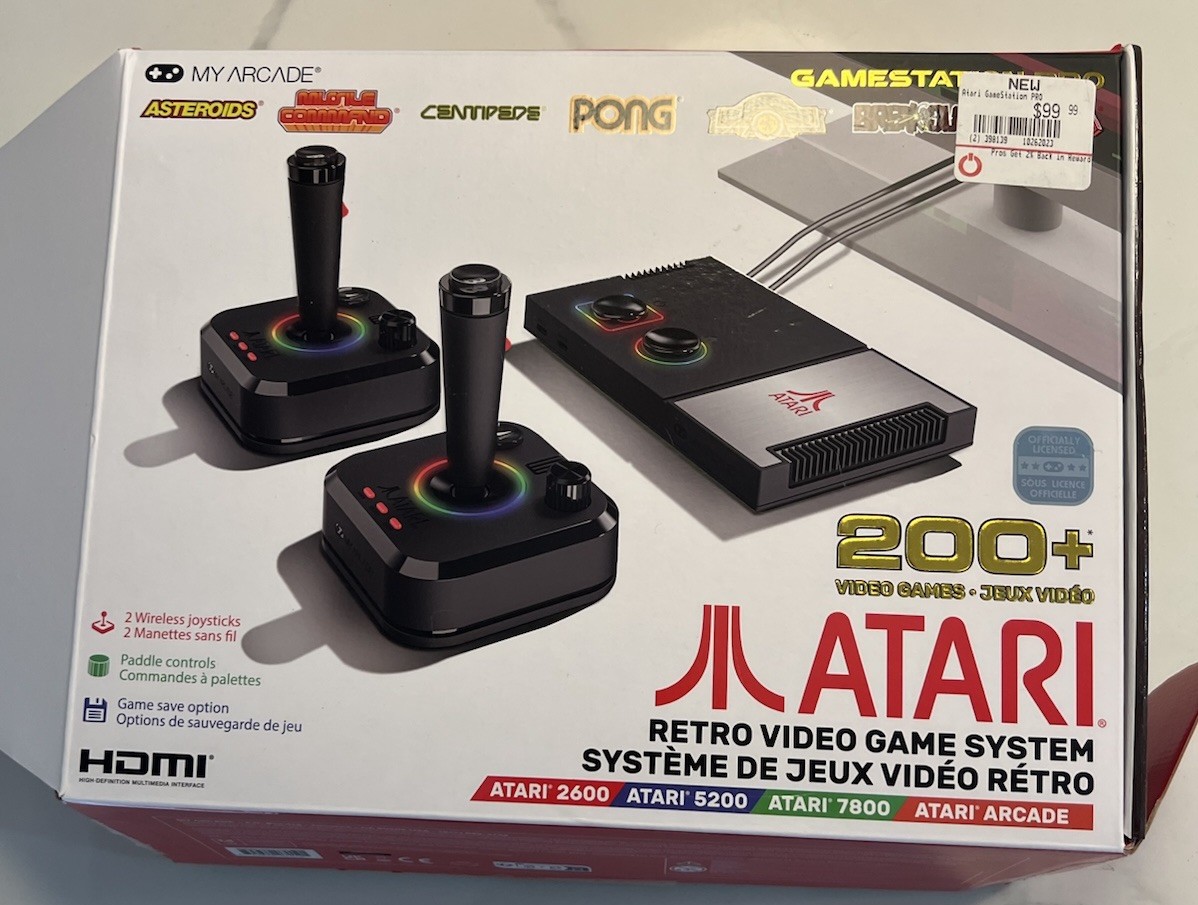 My Arcade Atari GameStation Pro Plug N Play Video Game Console, 200+ Games NIB