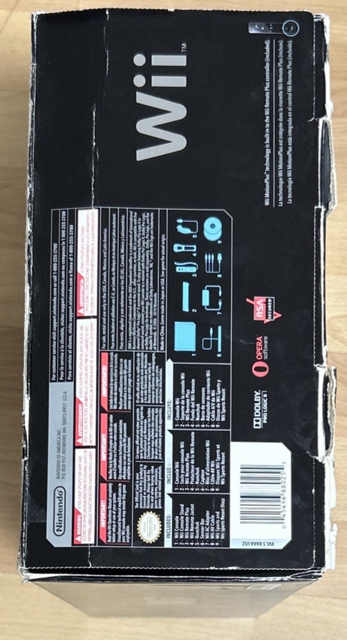 *Empty Box Only* OEM Official NES Nintendo Wii Video Game Console Sports Edition