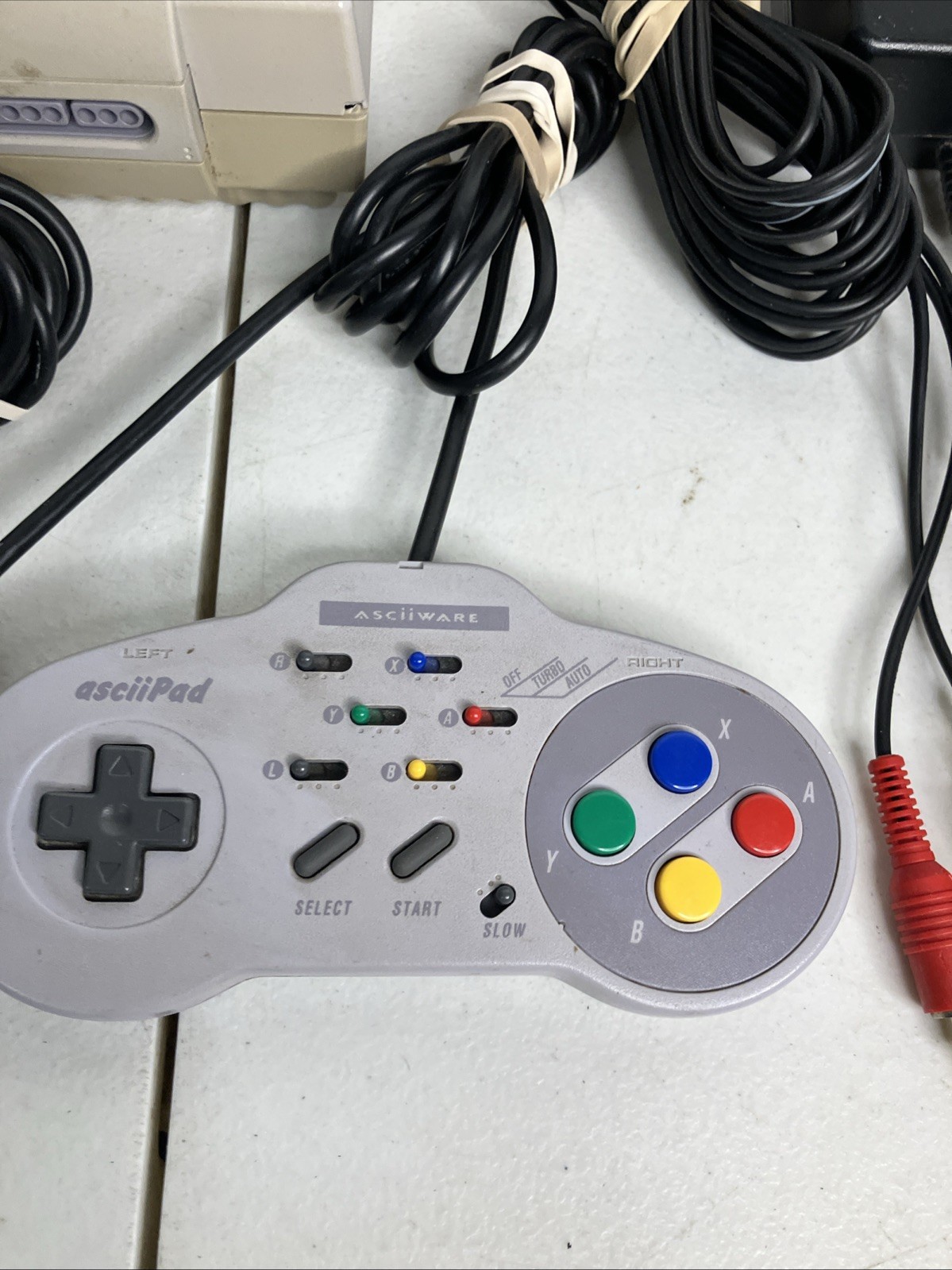Super Nintendo SNES System Console Bundle 10 Games Mario World All Stars Zelda