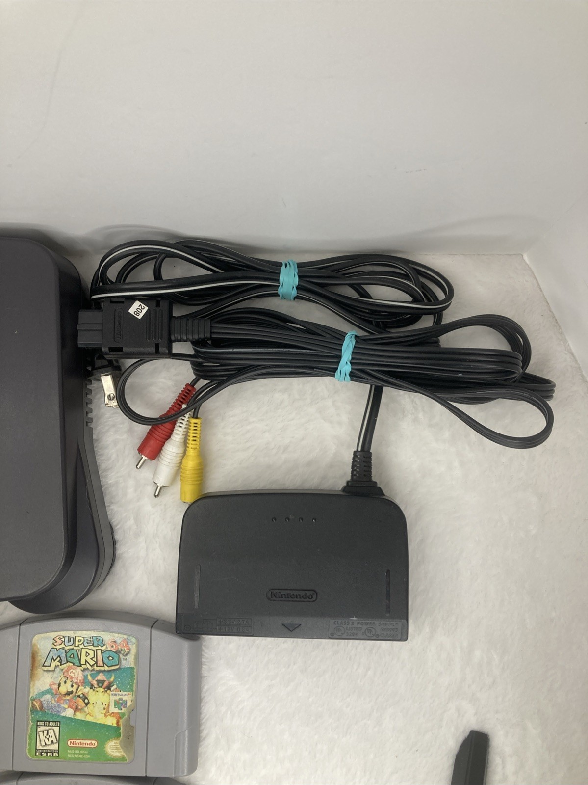 Nintendo N64 Console System Bundle W Controller Cable And 6 Games Tested Works