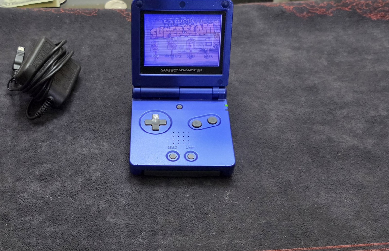 Nintendo Game Boy Advance SP AGS-001 Cobalt Blue Handheld
