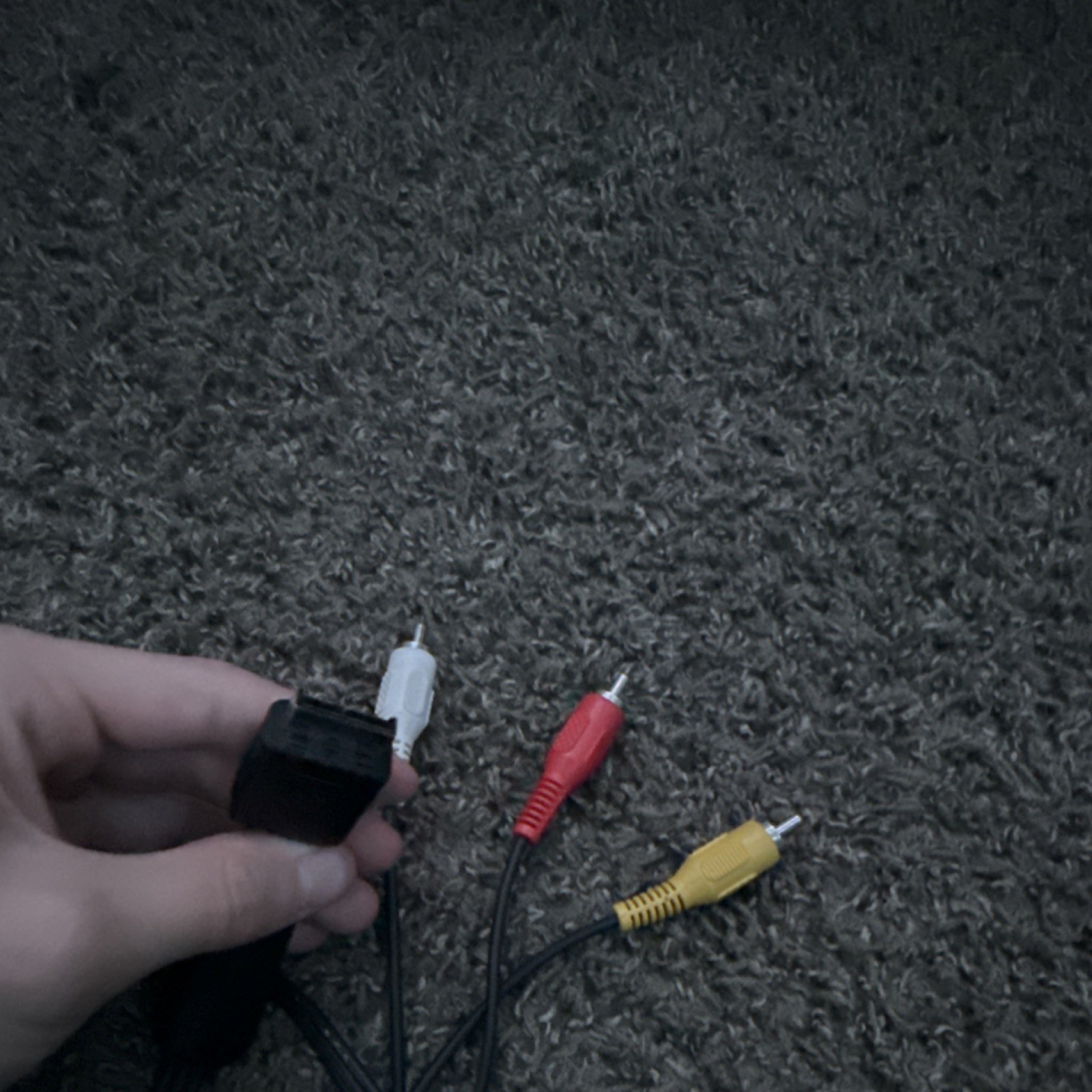 Sony PlayStation 2 Black Console Expansion Bay Composite RCA Power Cable