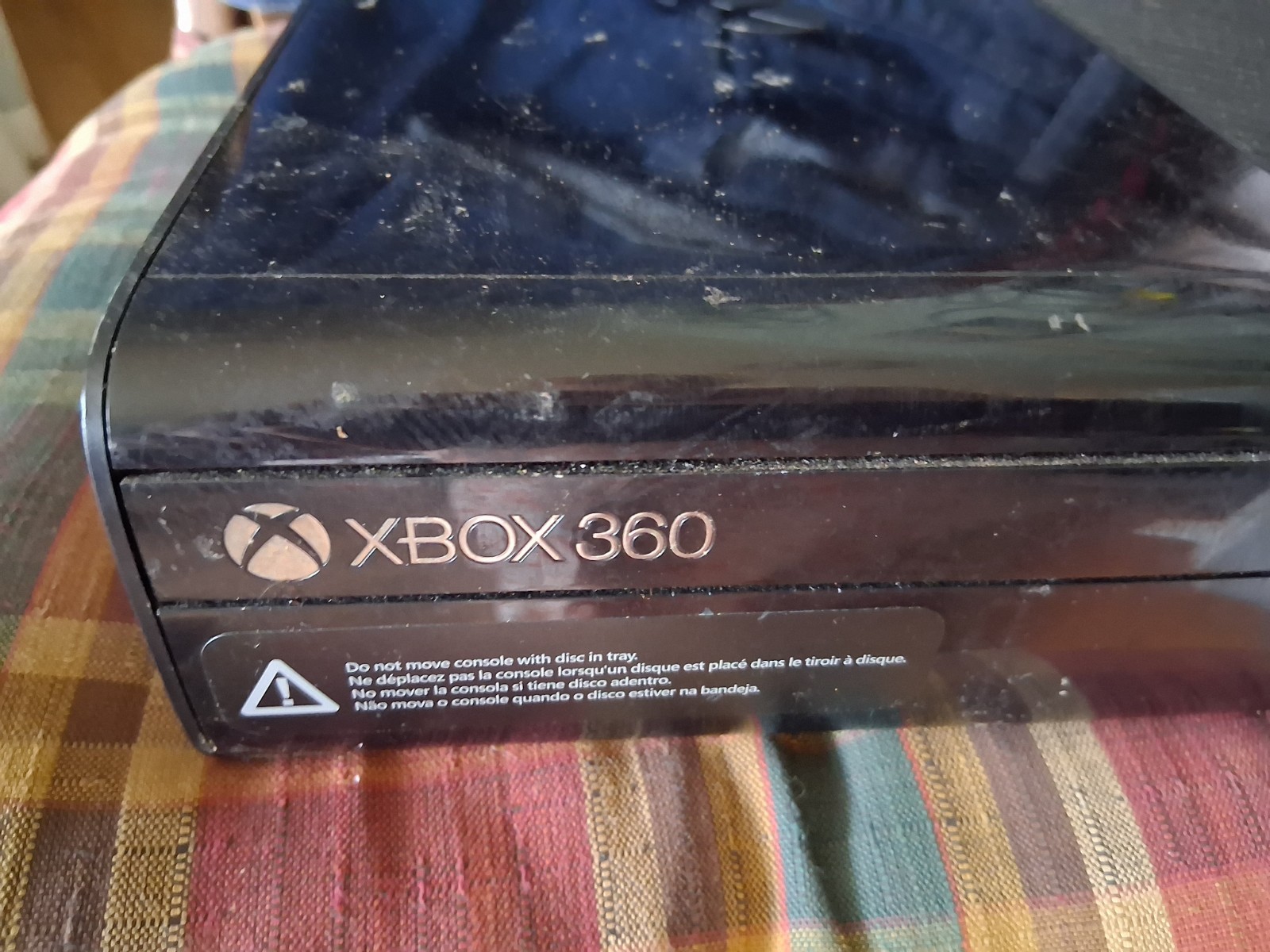Microsoft Xbox 360 E 4GB Console Gaming System Only Black Parts Only
