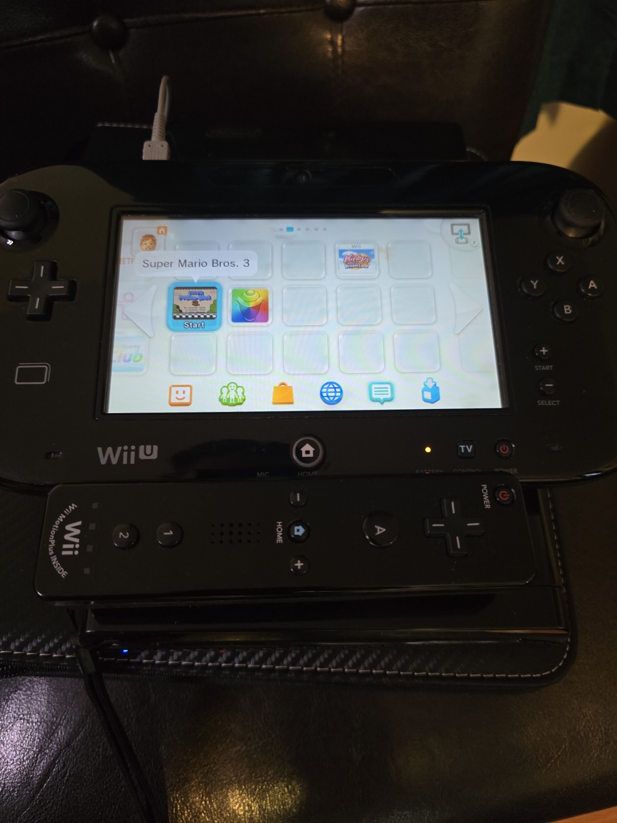 Wii U Console Black 32GB Complete Bundle! Fast Shipping