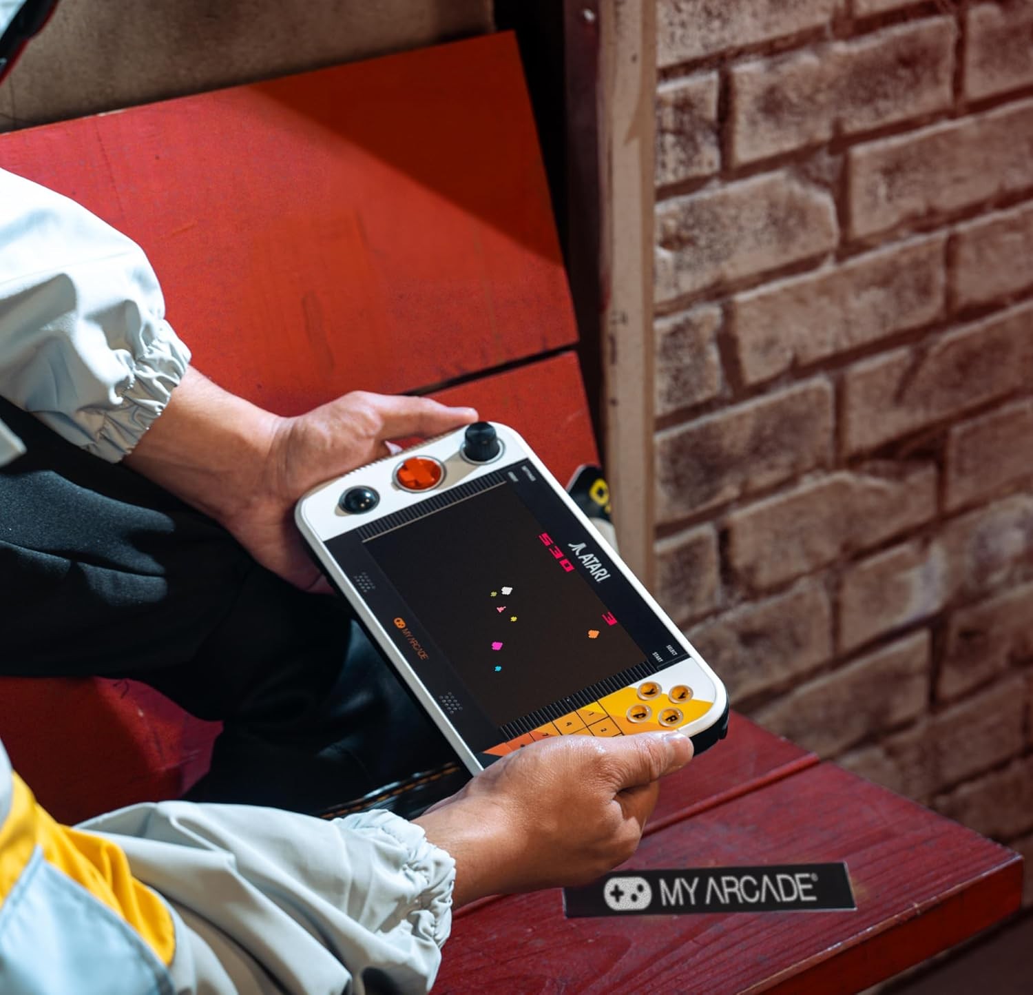 My Arcade Atari Gamestation Go: Rechargeable Battery, Over 200+ Preloaded Retro