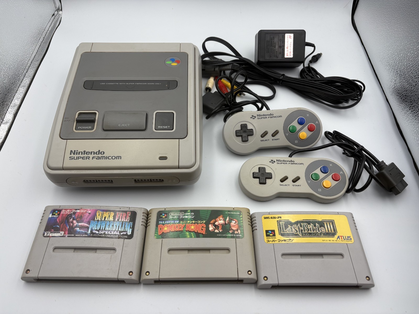 Nintendo Super Famicom SFC SNES Console Tested Working OEM Japan Retro Game