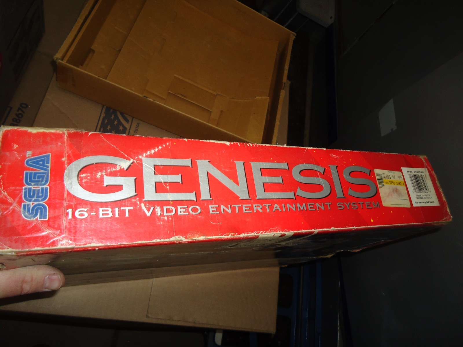 Sega Genesis 2 Console/System Original Box and Tray Only!