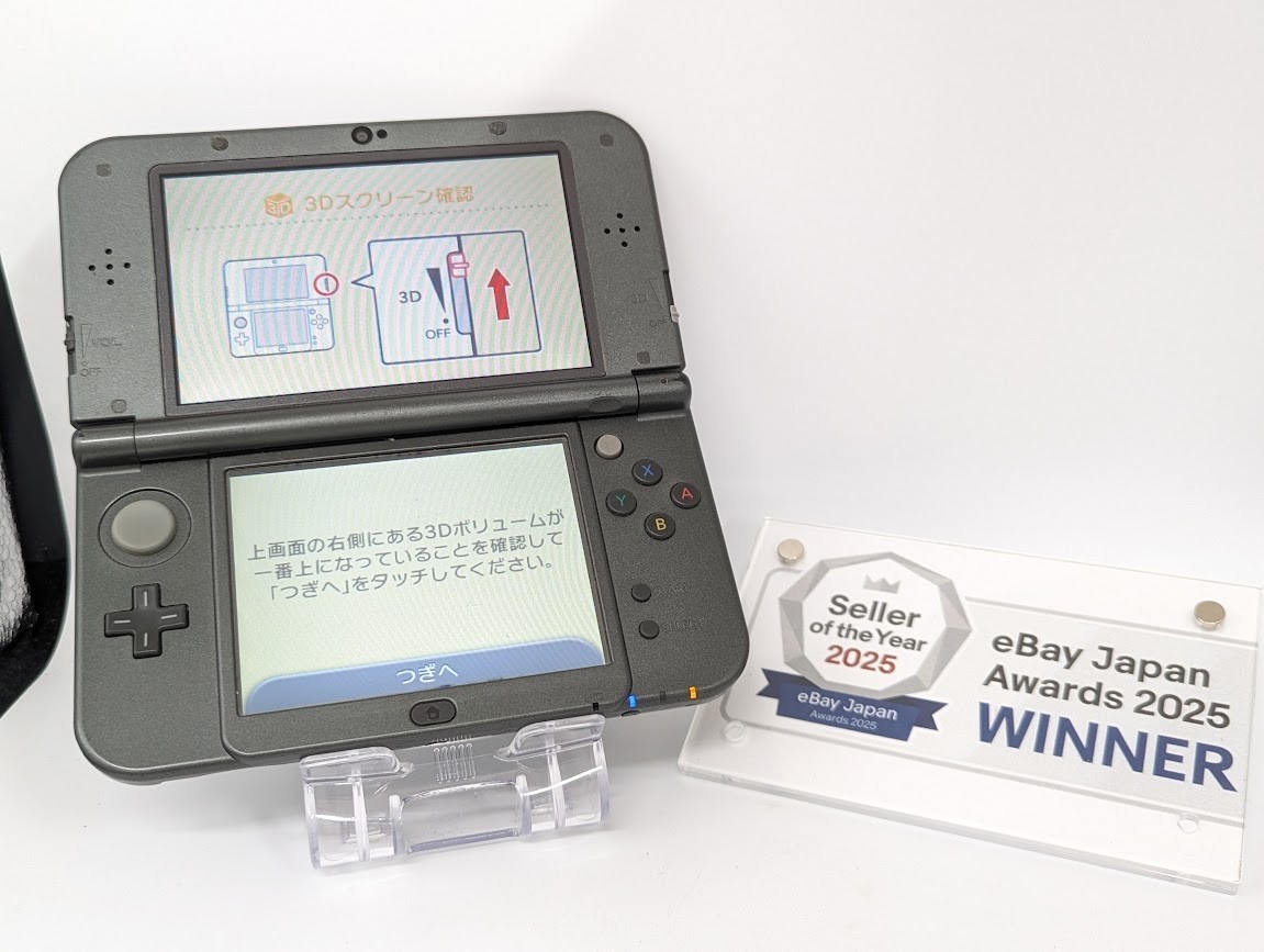 B1450 Nintendo new 3DS LL XL console Metallic Black Japan fx