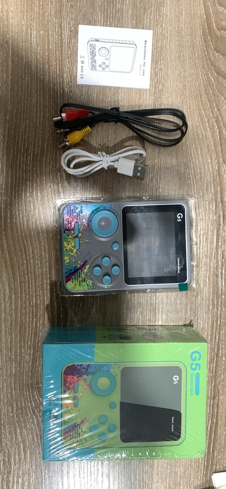 G5 Handheld Game System w/ Box, USB & Composite RCA AV Cables, Portable