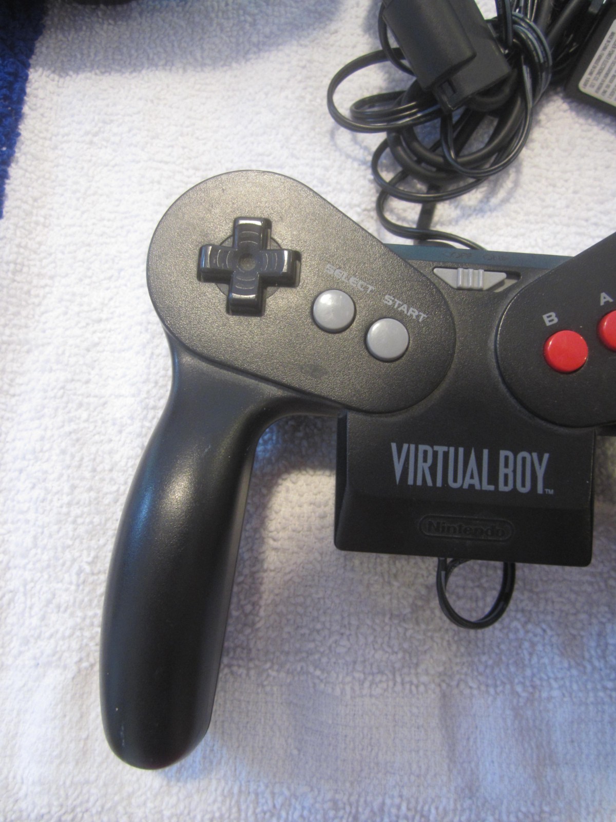 FOR PARTS Nintendo Virtual Boy Console VUE-001 W/MARIO TENNIS POWERS ON NO IMAGE
