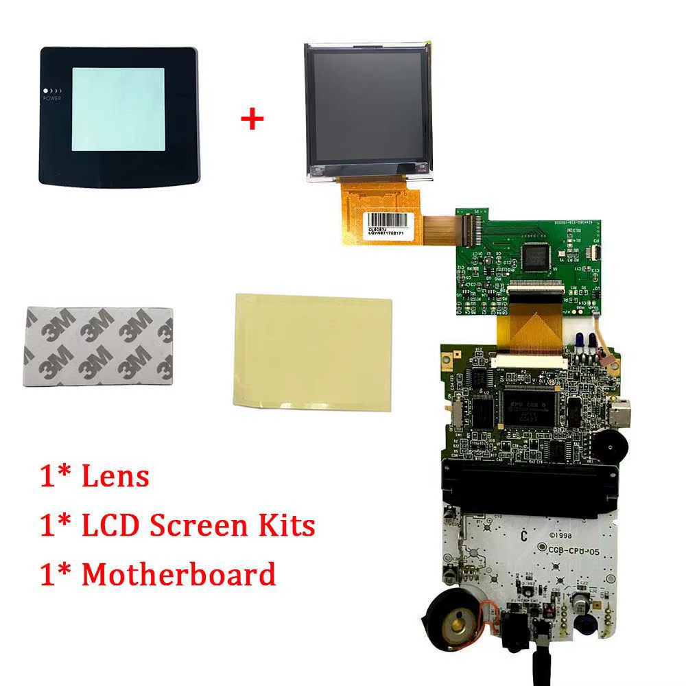 GBC IPS LCD Screen Backlight Modification Kit Gameboy Color Light LCD Screen Kit