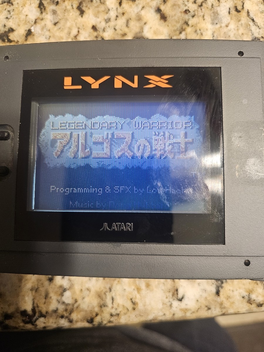 Atari Lynx ~ Model 1 ~ Handheld Console + Game used