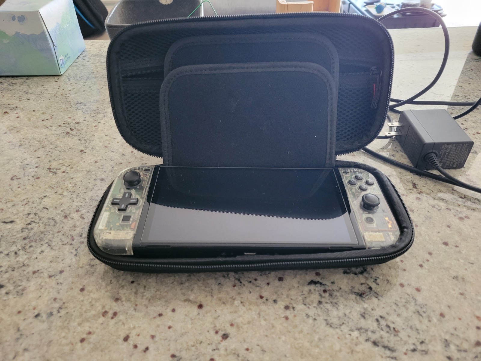 Nintendo Switch OLED Lightly Used + Pro Controller, MicroSD, Custom Joy Cons