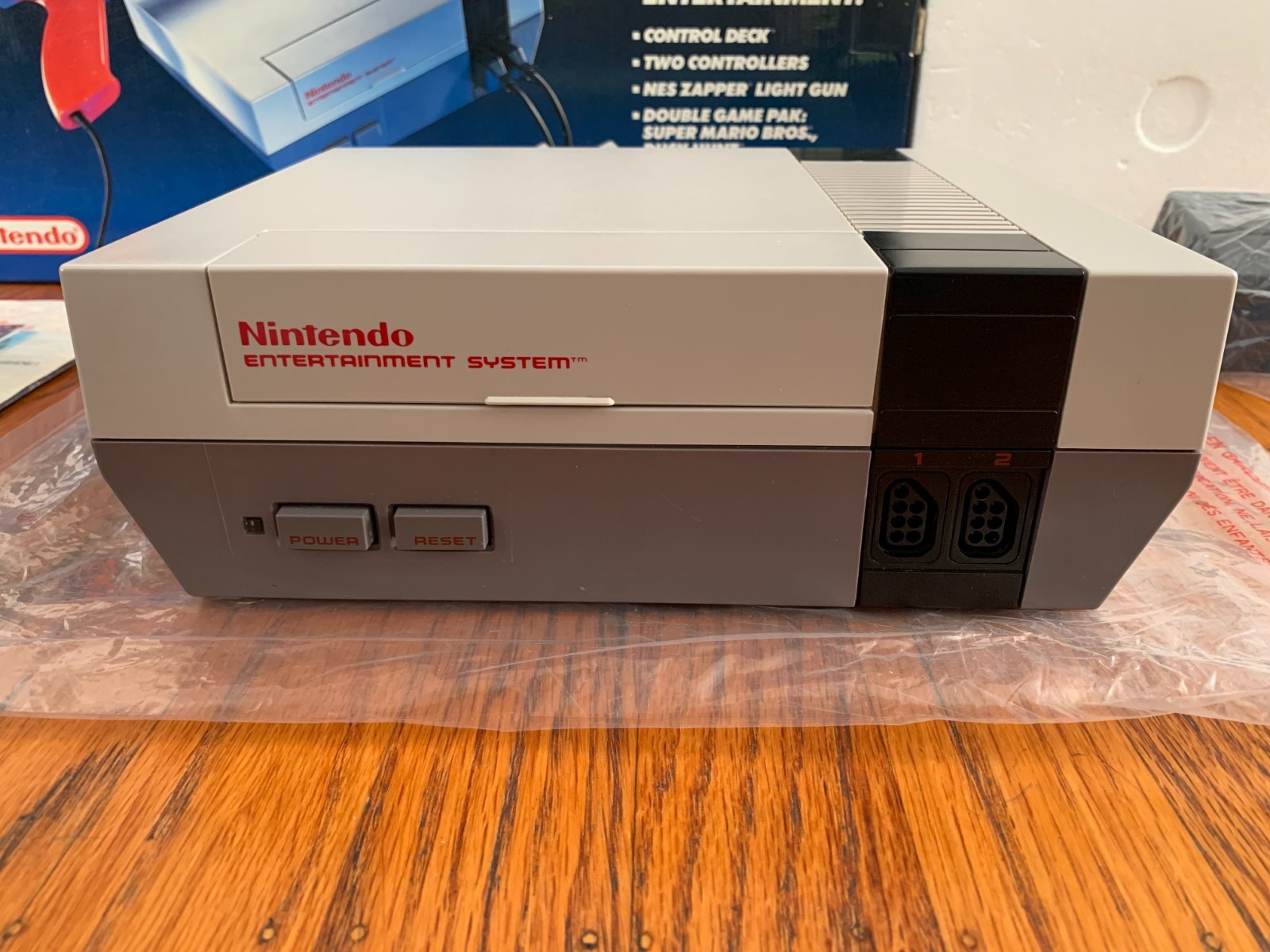 Nintendo NES Action Set console system 100% complete in box with protector