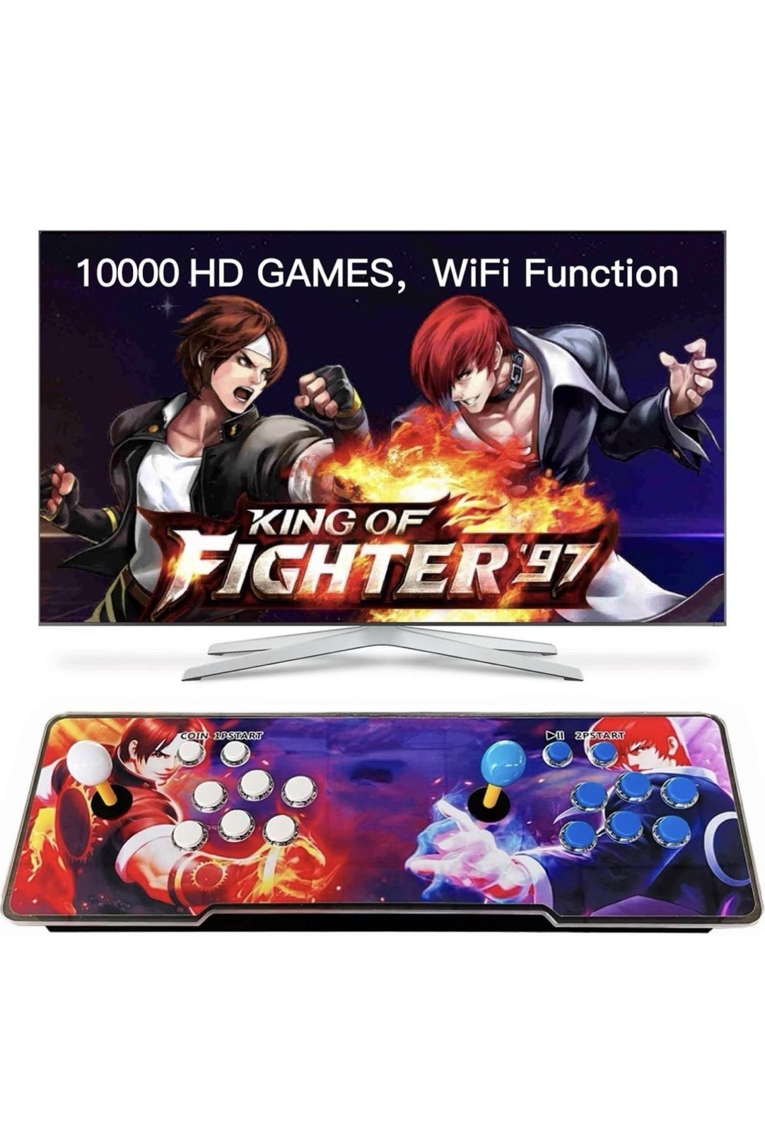 NEW Pandora Box 18S Pro Arcade Games Console 10000 in 1 HD Video Games Machine