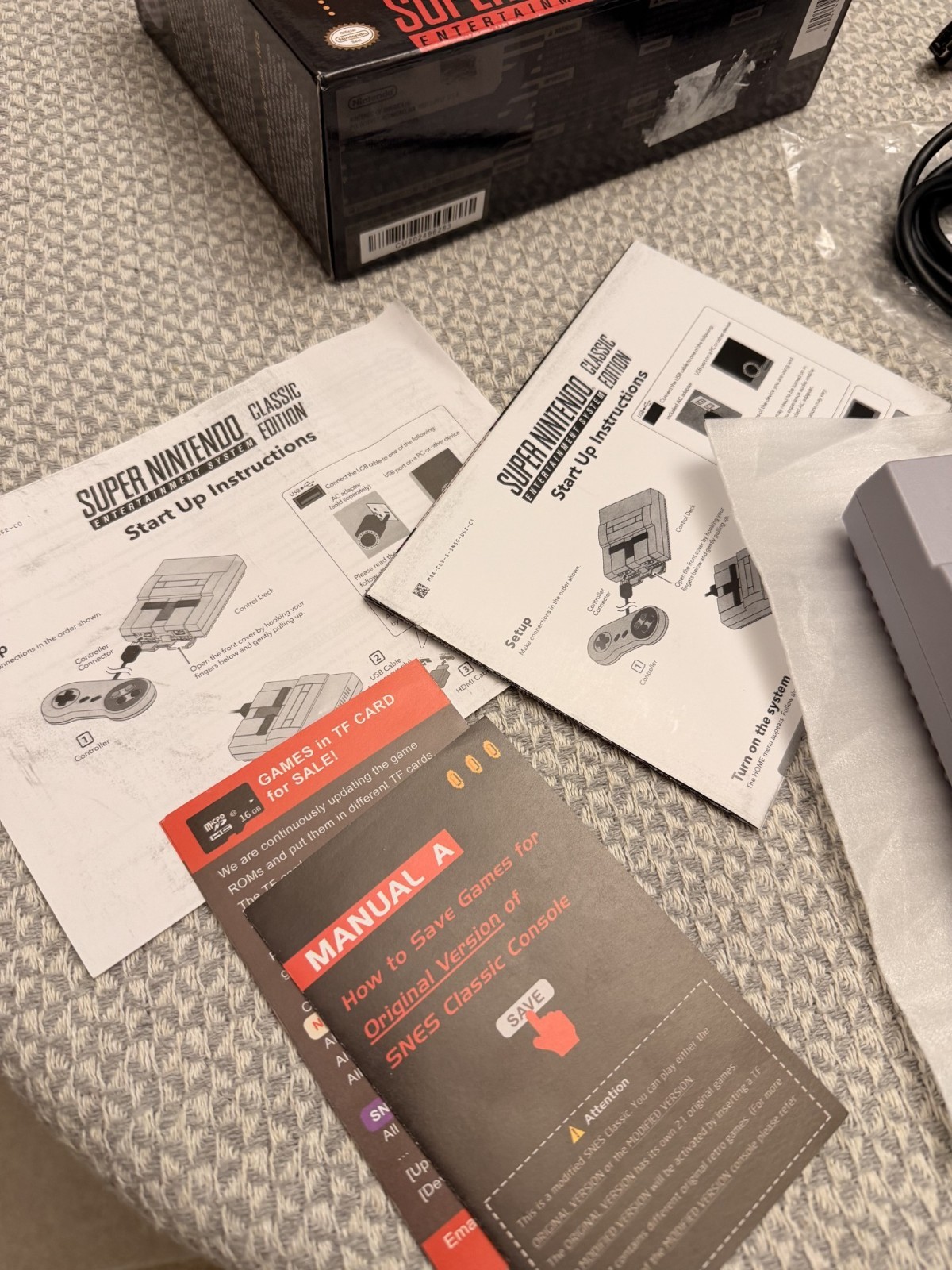Super Nintendo Entertainment System SNES Classic Mini Edition OpenBox-Never Used