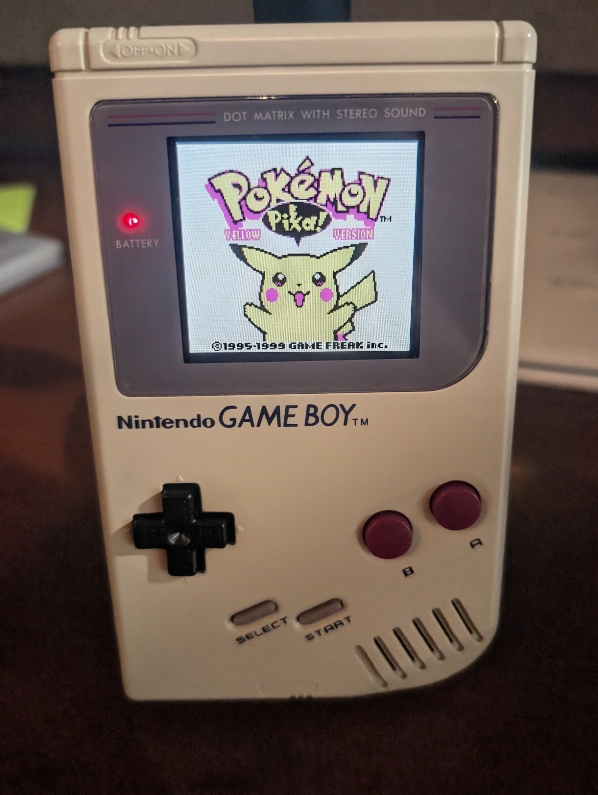 Restored Original Nintendo DMG-01 GameBoy W/ IPS v5 Backlit LCD Screen Game Boy