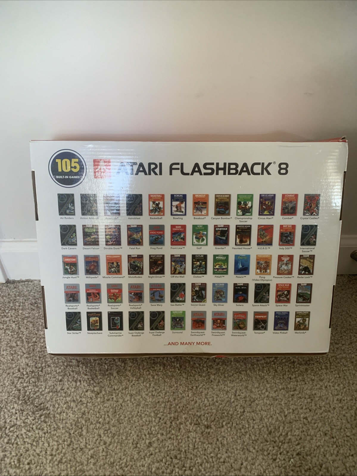 Atari Flashback 8 Deluxe HD Console – 105 Built-in Games w/ Wired Controllers
